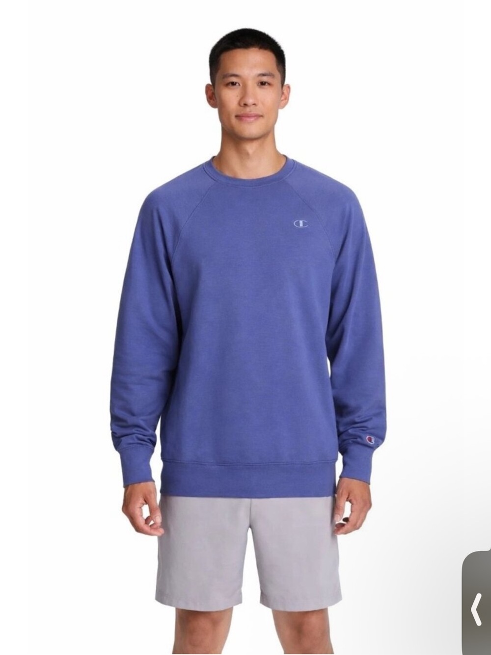 Champion Men’s Unisex Blue Crewneck Sweatshirt - Blue XXL